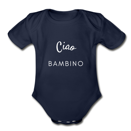 Ciao Bambino Organic Onesie - dark navy