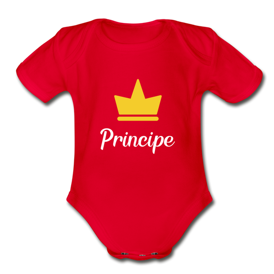 Principe Organic Onesie - red