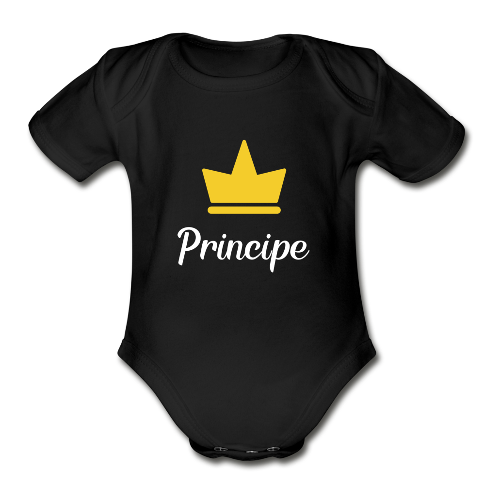Principe Organic Onesie - black