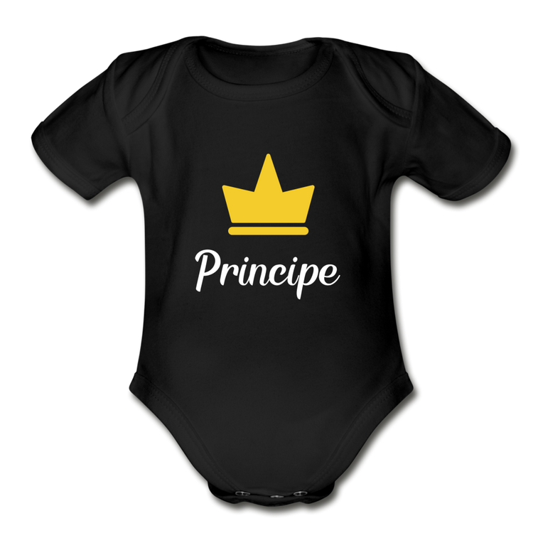 Principe Organic Onesie - black