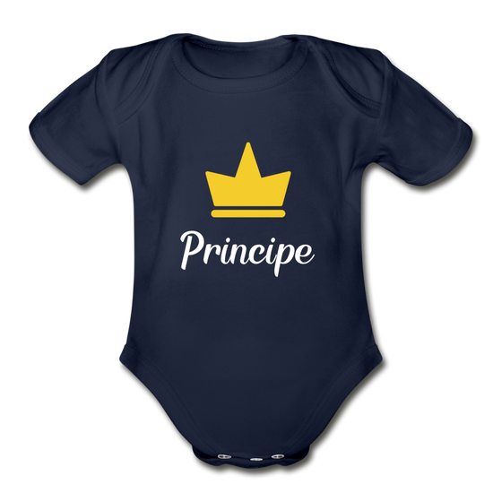 Principe Organic Onesie - dark navy