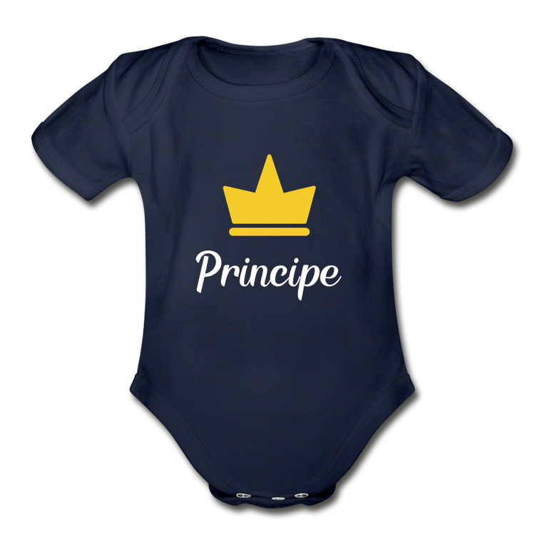 Principe Organic Onesie - dark navy