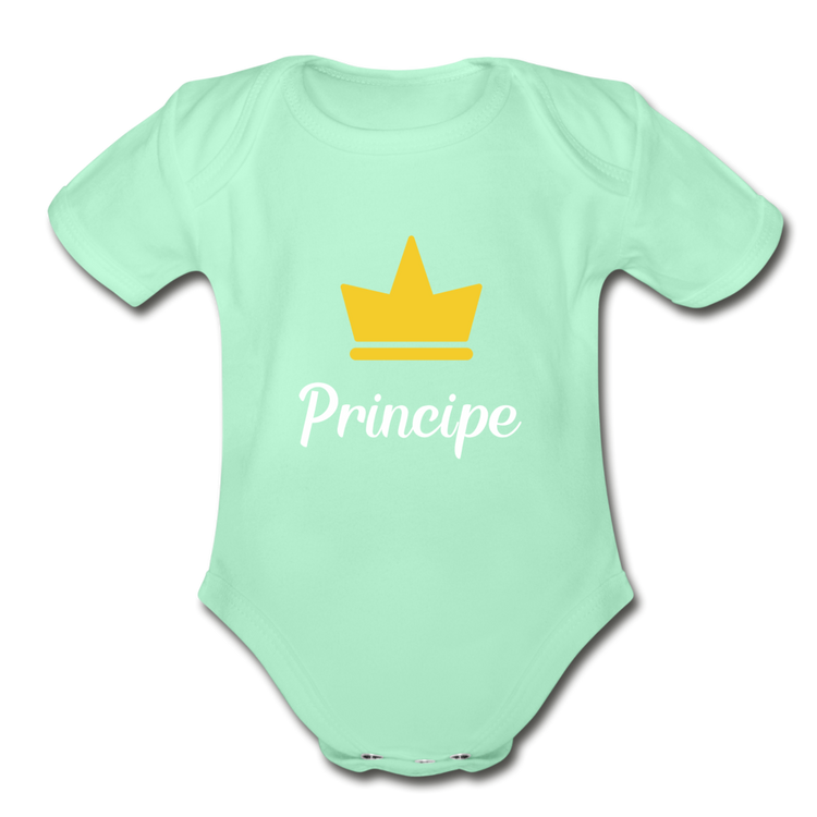 Principe Organic Onesie - light mint