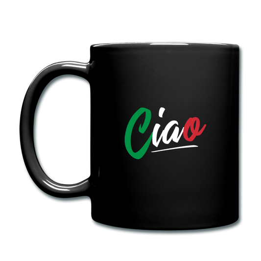 Ciao Full Color Mug 11 oz - black