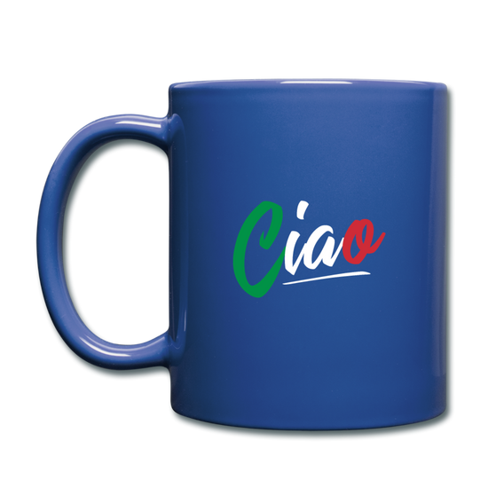 Ciao Full Color Mug 11 oz - royal blue