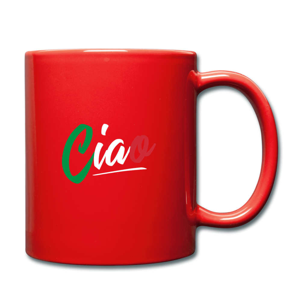 Ciao Full Color Mug 11 oz - red