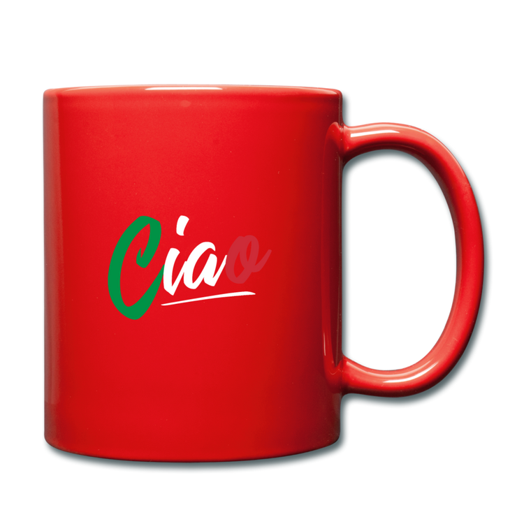 Ciao Full Color Mug 11 oz - red