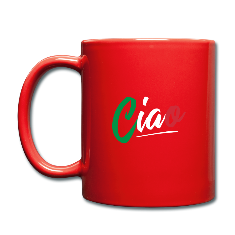 Ciao Full Color Mug 11 oz - red