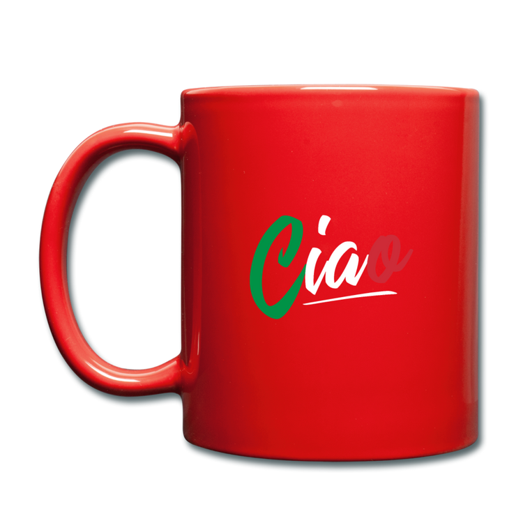 Ciao Full Color Mug 11 oz - red