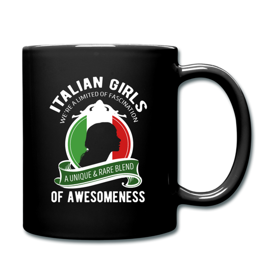 Italian Girls a unique & rare blend Full Color Mug 11 oz - black