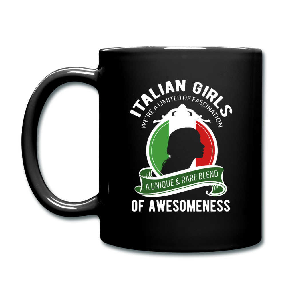 Italian Girls a unique & rare blend Full Color Mug 11 oz - black