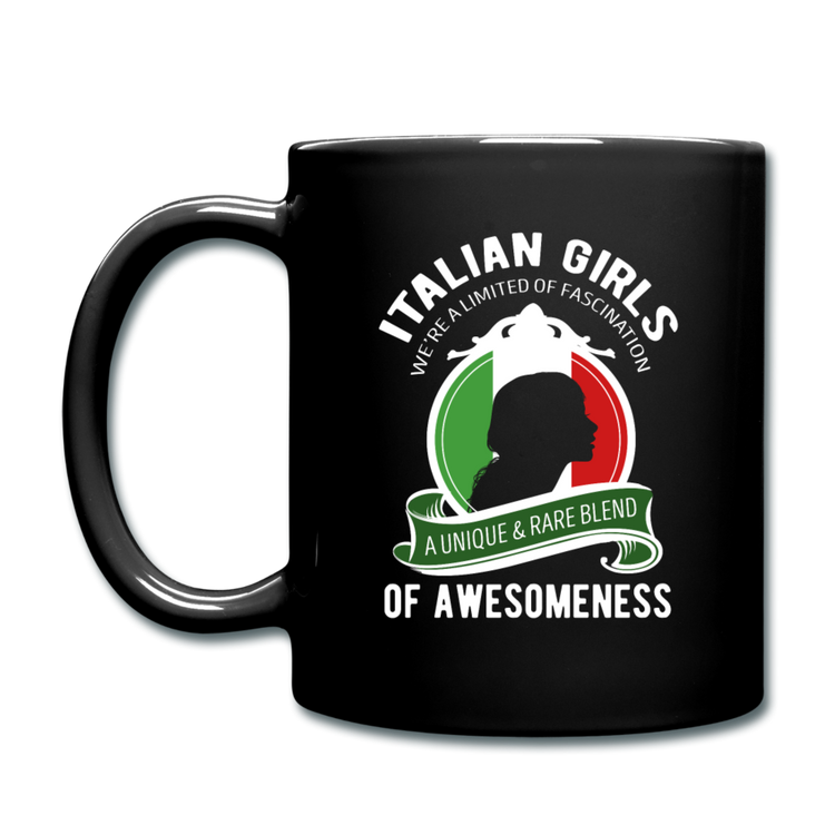 Italian Girls a unique & rare blend Full Color Mug 11 oz - black