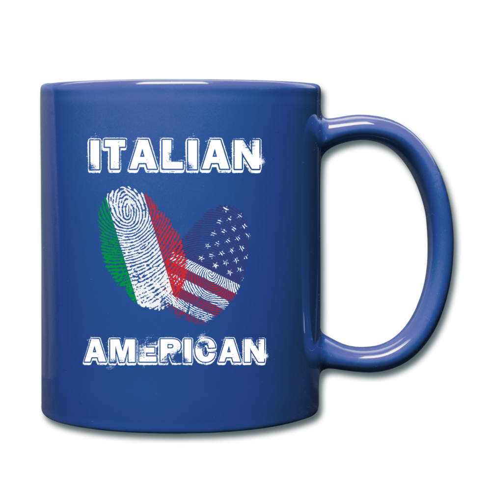 Italian American Full Color Mug 11 oz - royal blue