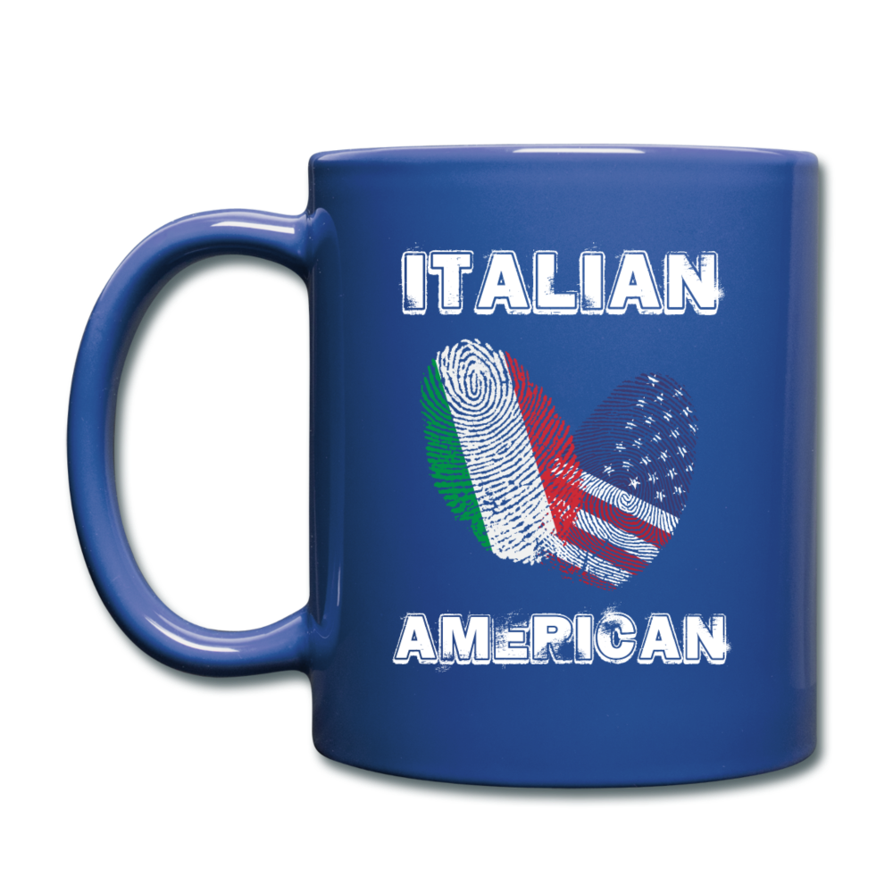 Italian American Full Color Mug 11 oz - royal blue