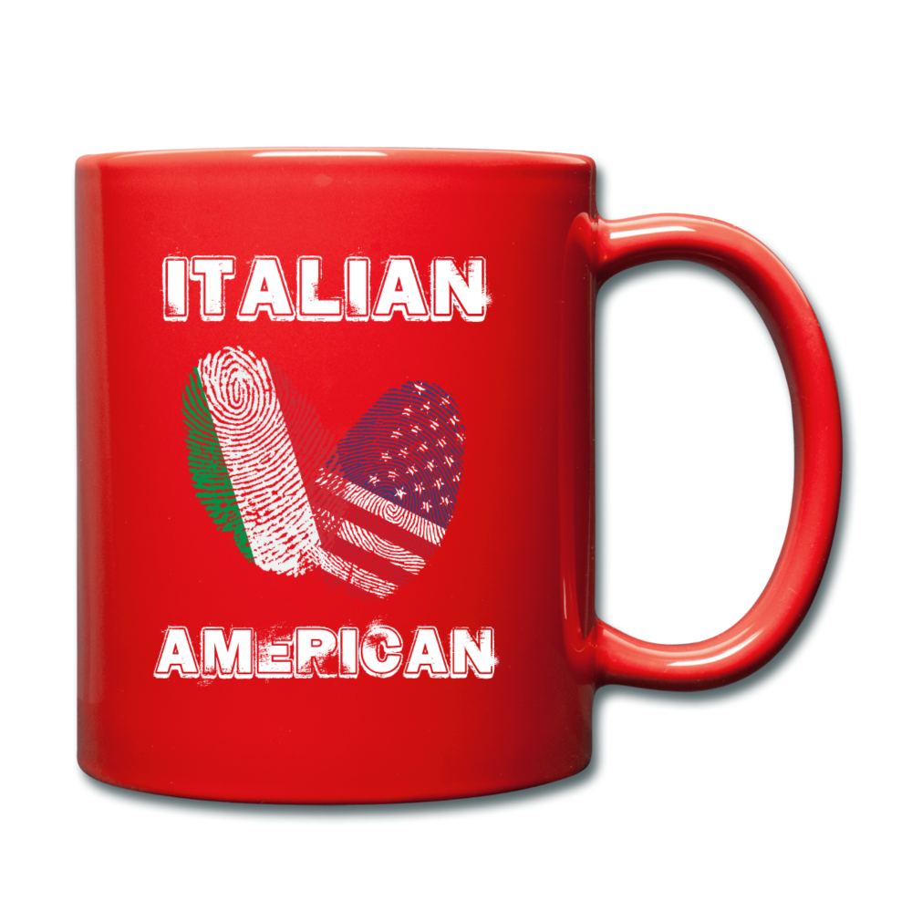 Italian American Full Color Mug 11 oz - red