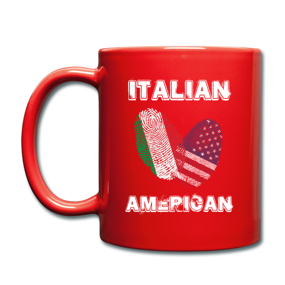 Italian American Full Color Mug 11 oz - red