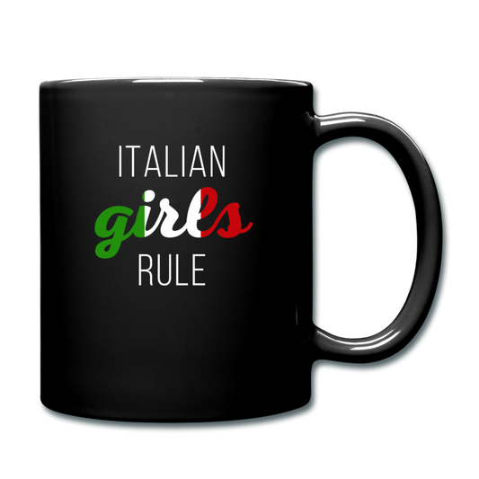 Italian girls rule Full Color Mug 11 oz - black