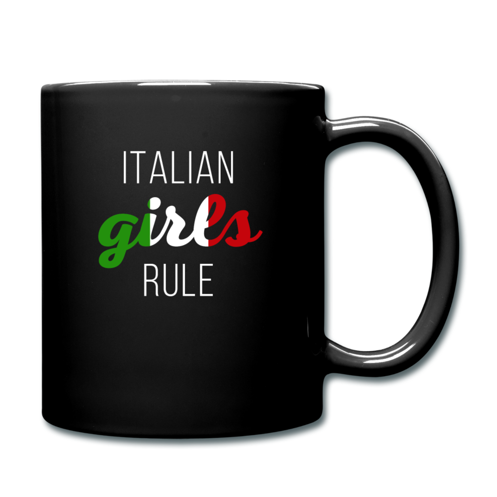 Italian girls rule Full Color Mug 11 oz - black