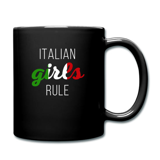 Italian girls rule Full Color Mug 11 oz - black