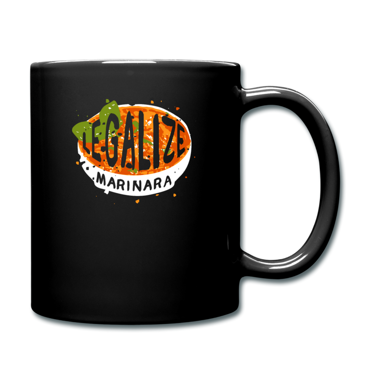 Legalize marinara Italians Full Color Mug 11 oz - black