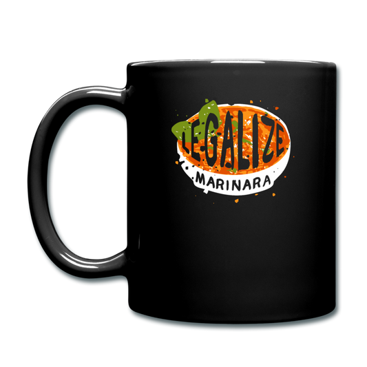 Legalize marinara Italians Full Color Mug 11 oz - black