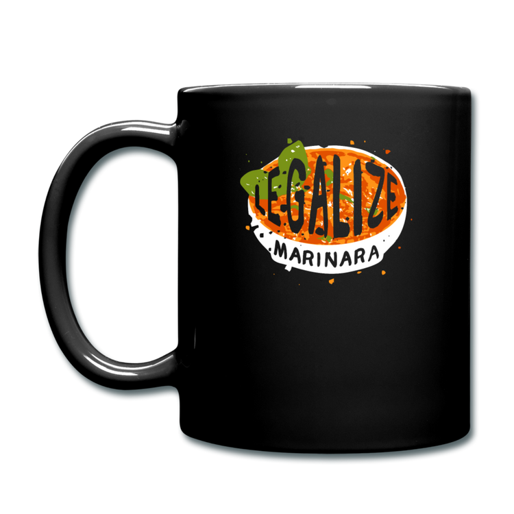 Legalize marinara Italians Full Color Mug 11 oz - black