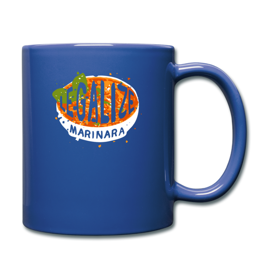 Legalize marinara Italians Full Color Mug 11 oz - royal blue