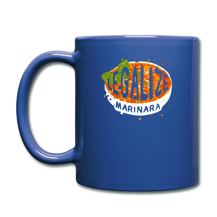 Legalize marinara Italians Full Color Mug 11 oz - royal blue