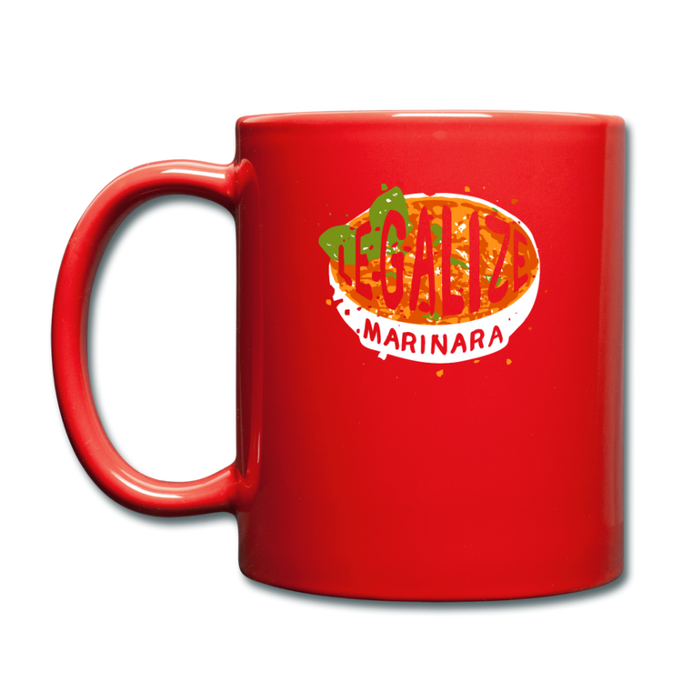 Legalize marinara Italians Full Color Mug 11 oz - red