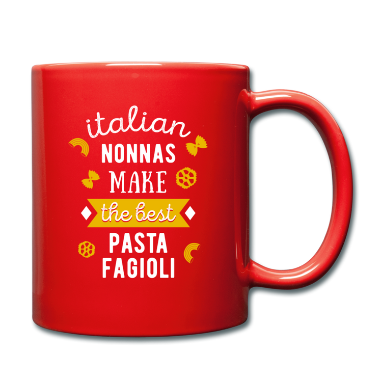 Italian nonnas make the best pasta fagioli Full Color Mug 11 oz - red