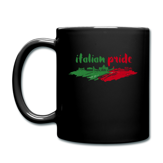 Italian Pride Full Color Mug 11 oz - black