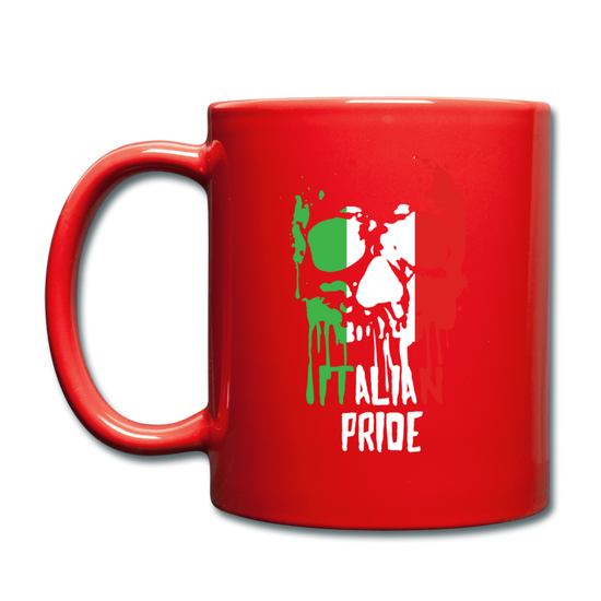 Italian Pride Full Color Mug 11 oz - red