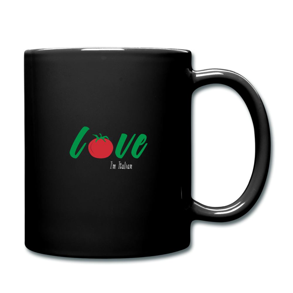 Love I'm Italian Full Color Mug 11 oz - black