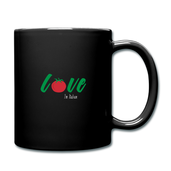 Love I'm Italian Full Color Mug 11 oz - black