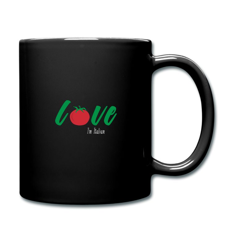 Love I'm Italian Full Color Mug 11 oz - black