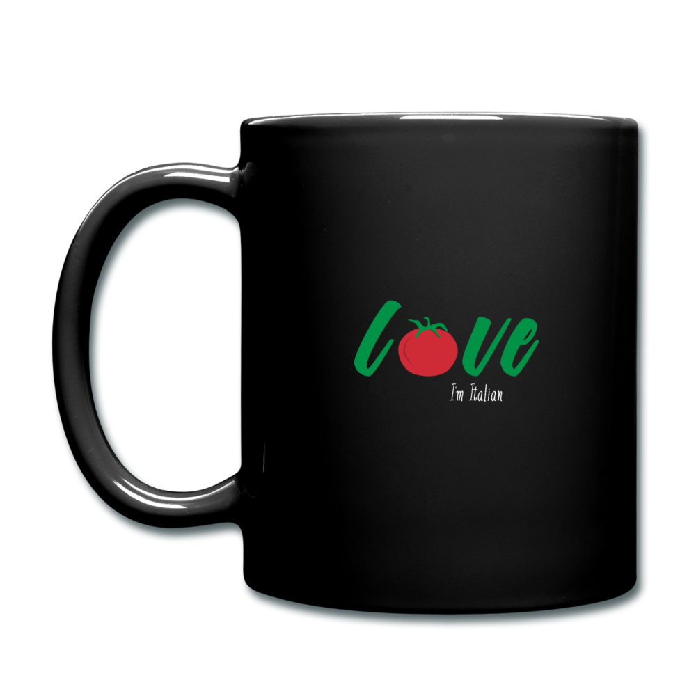 Love I'm Italian Full Color Mug 11 oz - black
