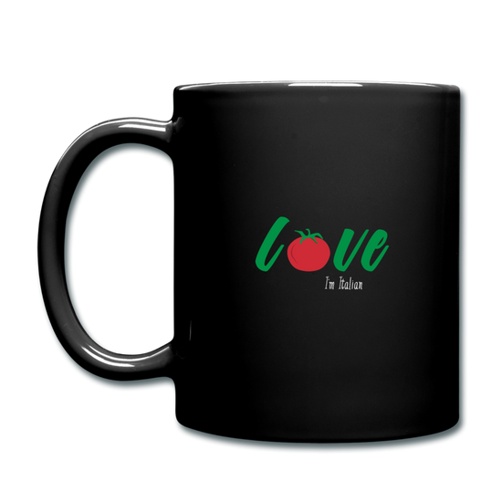 Love I'm Italian Full Color Mug 11 oz - black