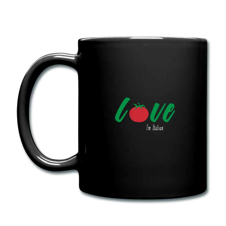 Love I'm Italian Full Color Mug 11 oz - black