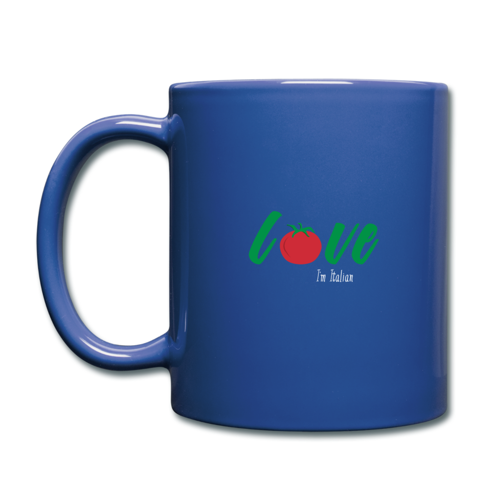 Love I'm Italian Full Color Mug 11 oz - royal blue