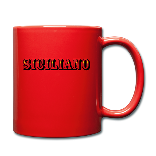 Siciliano Full Color Mug 11 oz - red