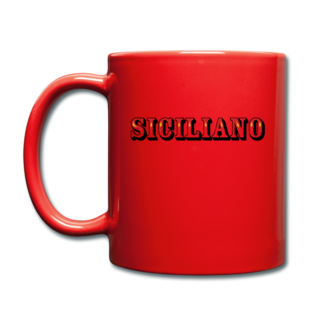 Siciliano Full Color Mug 11 oz - red