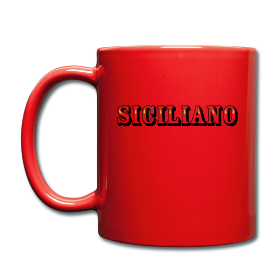 Siciliano Full Color Mug 11 oz - red