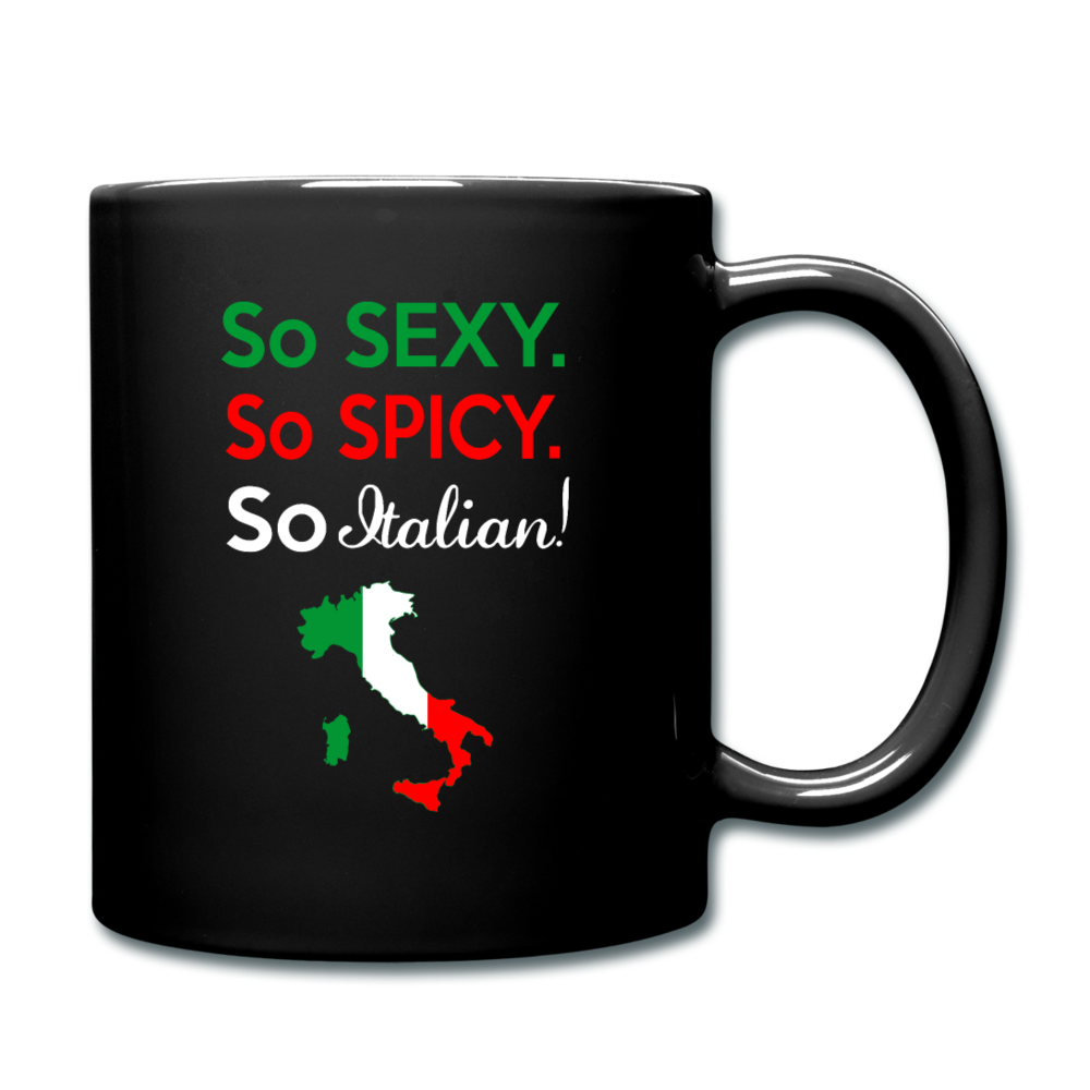So sexy, So Italian Full Color Mug 11 oz - black