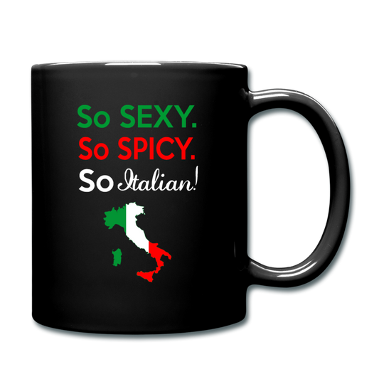 So sexy, So Italian Full Color Mug 11 oz - black