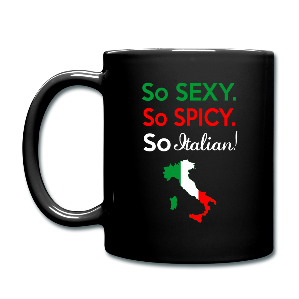 So sexy, So Italian Full Color Mug 11 oz - black