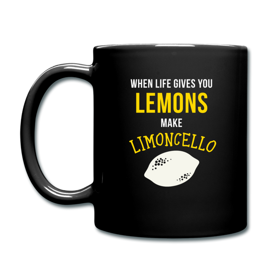 When life gives you lemons make Limoncello Full Color Mug 11 oz - black