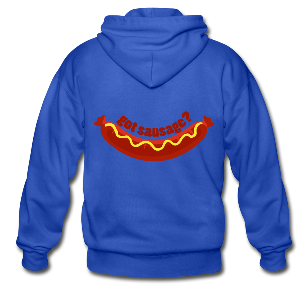 Got Sausage? Unisex ZIP Hoodie - royal blue