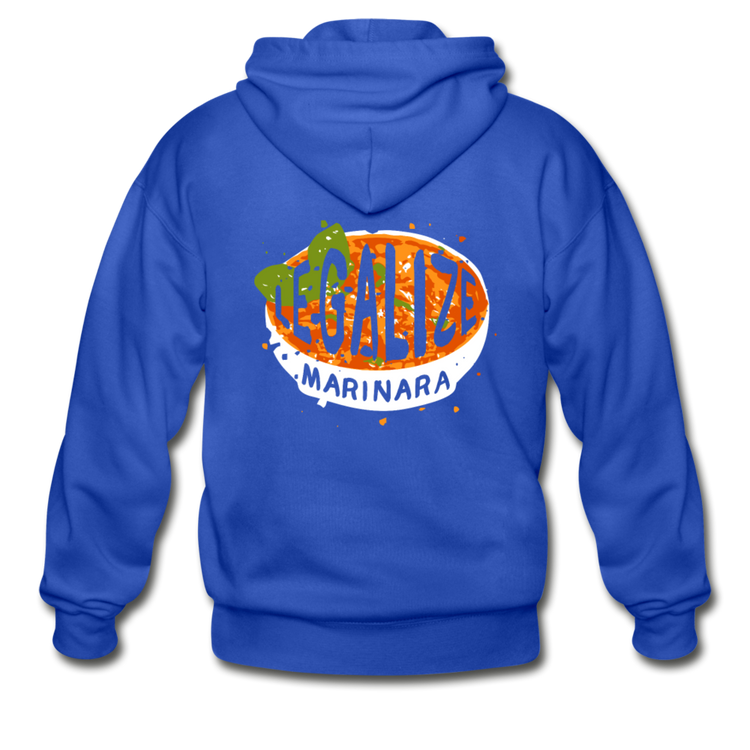 Legalize marinara Italians Unisex ZIP Hoodie - royal blue