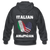Italian American Unisex ZIP Hoodie - black