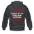 Caution Pissing Off An Italian Woman May Cause Severe Bodily Harm Unisex ZIP Hoodie - black
